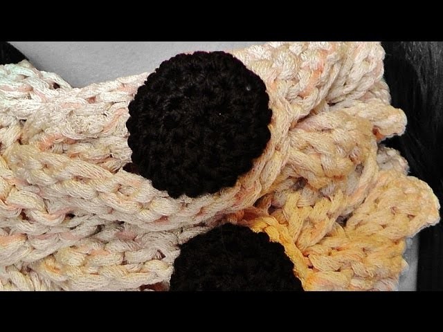 How to #crochet a button
