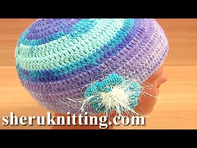 How to Crochet Hat Tutorial 2 Part 3 of 3 Handmade Crochet Female Hat