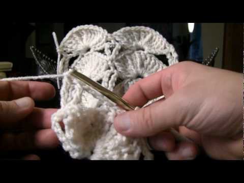 How To Crochet Jumbo Fan Pattern Part 2 of 2 RH