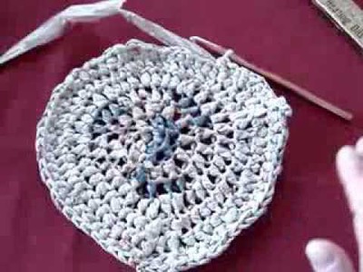 How to Crochet Plastic Shopping Bags-PART 2