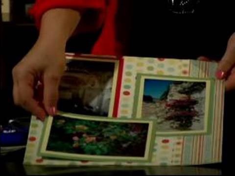 How to Frame Pictures in a Scrapbook : How to Glue Photos in a Scrapbook