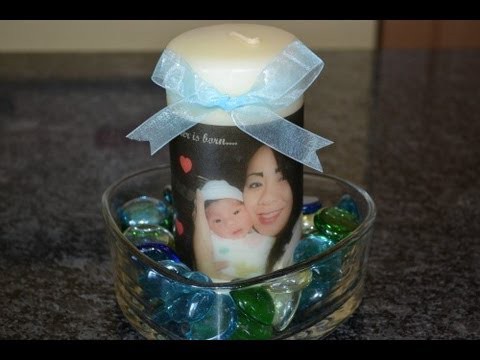 How To Make a Personalized Photo Candle