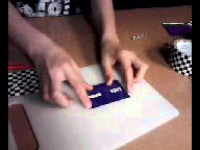 How to make a thin duct tape wallet