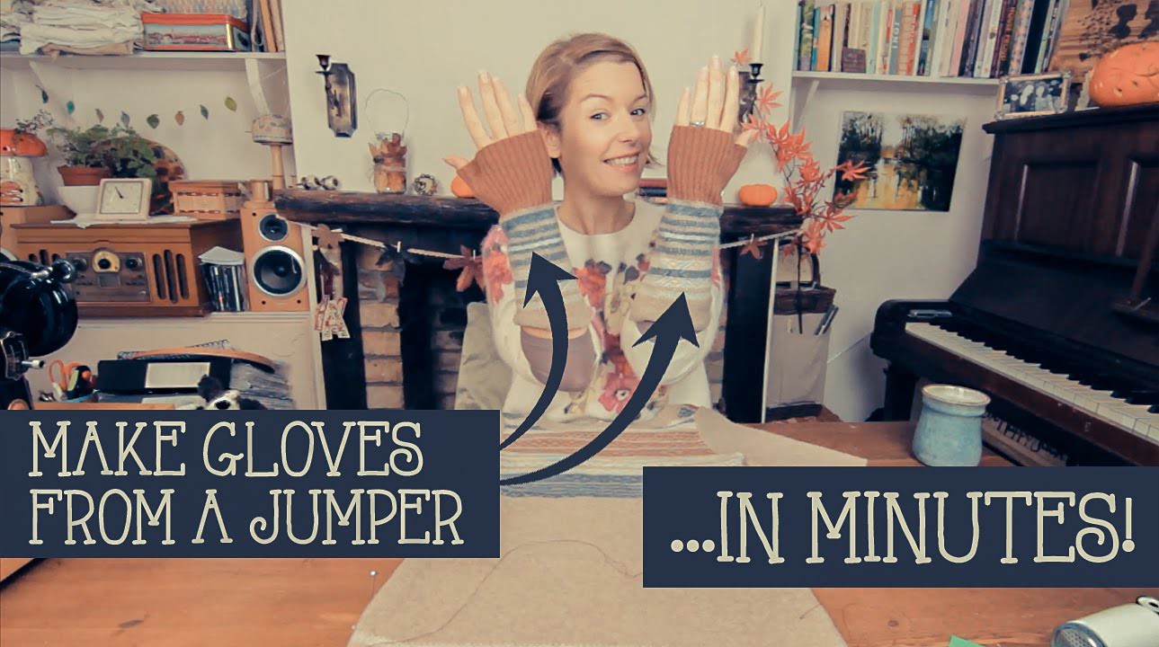How to make gloves from a jumper. sweater - in minutes!
