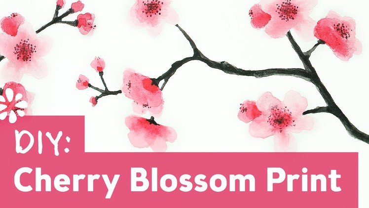 How to Paint Cherry Blossoms