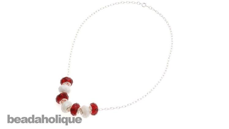 Instructions for Making the Candy Cane Lane Necklace Kit