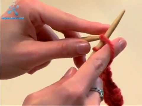Knitting Tutorial for Beginners 2. Knit Stitch, Bind Off in Knit Stitch