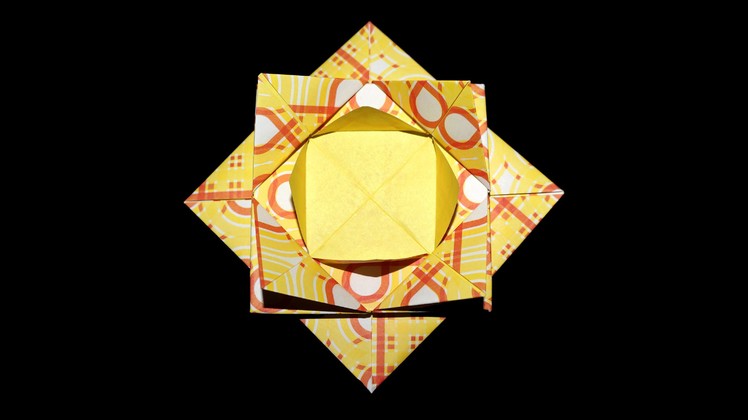 Origami Blüte: (Blossom) Faltanleitung [HD.DE] (Live erklärt)