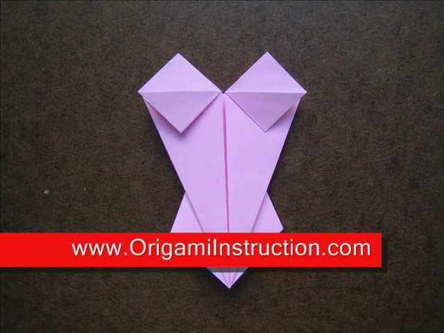 Origami Instructions Origami Lingerie