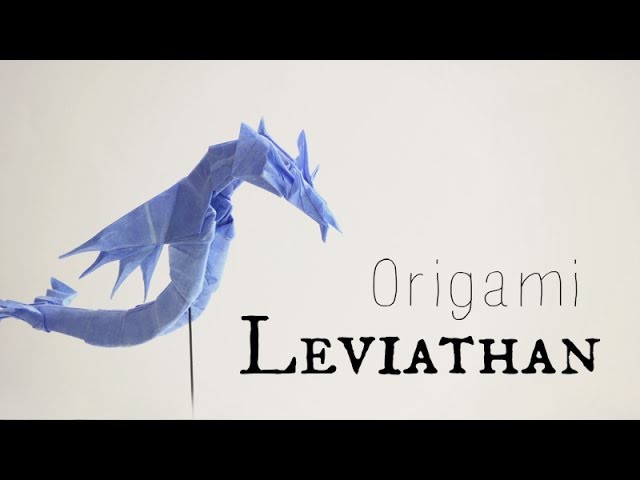 Origami Sea Dragon Leviathan 2.0 (Tadashi Mori)