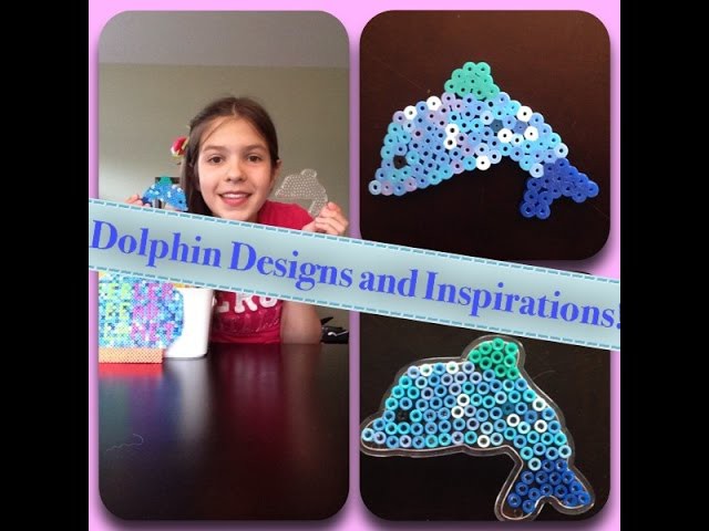 Perler Bead Dolphin Pegboard Designs and Inspiration!