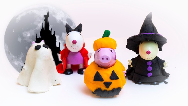 Play Doh Peppa Pig Halloween Costume DIY Ghost Pumpkin Witch Mummy