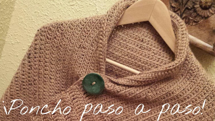 Poncho to crochet step -by - step