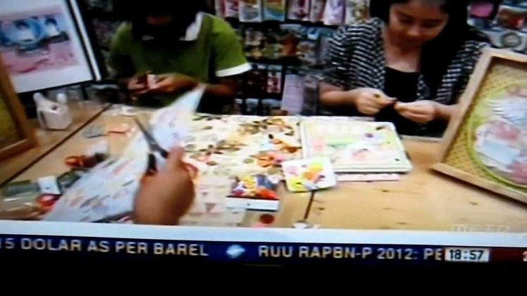"Scrapbooking in Indonesia" on Metro TV