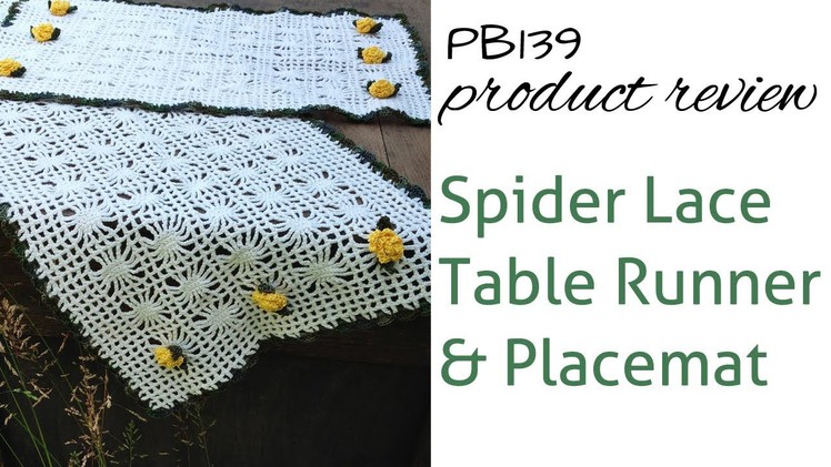 Spider Lace Table Set Review of Crochet Pattern PB139