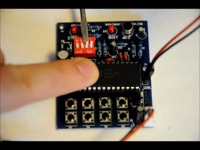 The APR9600 Record and Playback DIY Electronics Kit and Assembled Module