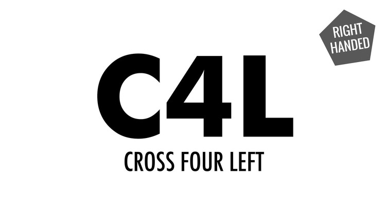 The Cross Four Left (C4L) :: Knitting Technique :: Right Handed