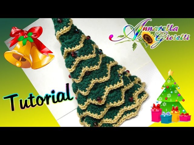 Tutorial Albero di Natale all'uncinetto SENZA punto coccodrillo | How to crochet a Christmas Tree