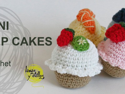 Tutorial Mini Cupcakes Amigurumi Crochet o Ganchillo