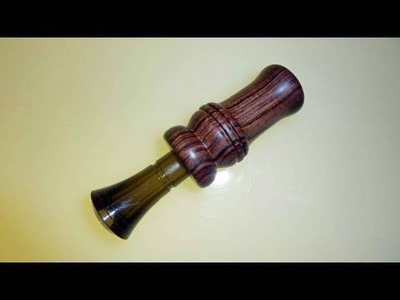 WoodTurning Projects Duck Call How To Make A Duck Call With a ECHO Insert