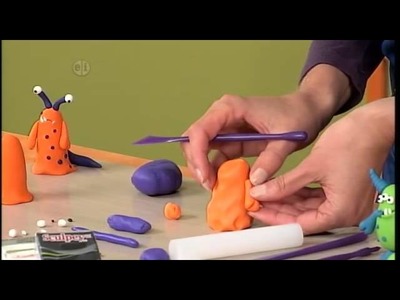 1412-1 Clay monsters on Hands On Crafts for Kids