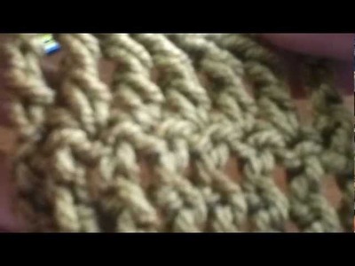 5 Básico Crochet Punto Alto Doble o Vareta Doble