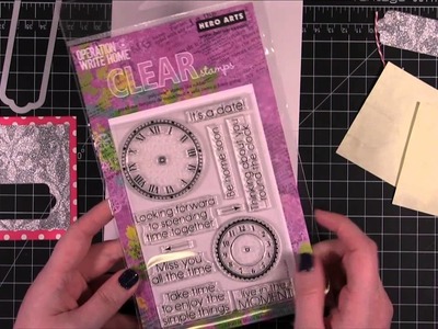 American Crafts POW Glitter Paper Card