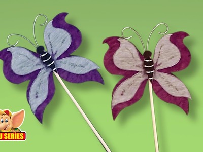 Arts & Crafts - How to Make a Butterfly Bookmark