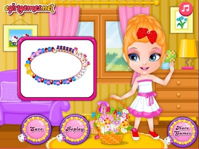Baby Barbie Hobbies Beads Necklace-Best Cute Baby Games 2014