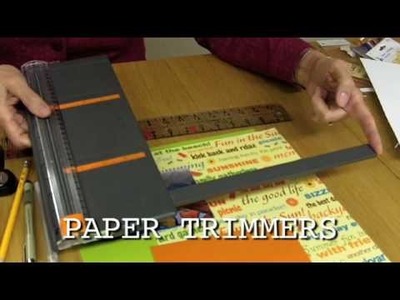 Basic Tools & Supplies :: Intro to Scrapbooking by Momenta