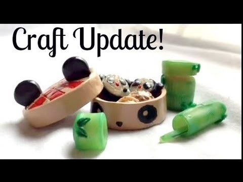 Big Craft update (clay & resin) pandas, bento box, cupcakes, alice and more!