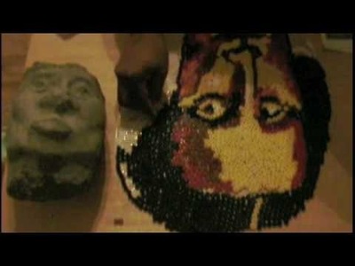 Call to All Youtube Artist, Over 1000 Beads Create a Portrait of Mona Lisa by Corey Barksdale