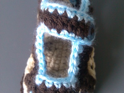 Crochet baby sandals - part one Corrected