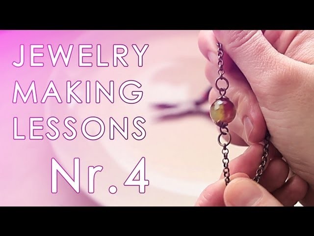 DIY: JEWELRY MAKING BASICS: Nr.4 [How to make connectors with double hoop]