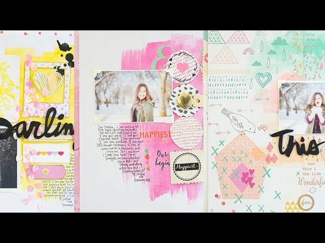 Don't Think About It, Just Do It : Scrapbook Process by Wilna
