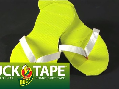 Duck Tape Crafts: How to Make Flip Flops
