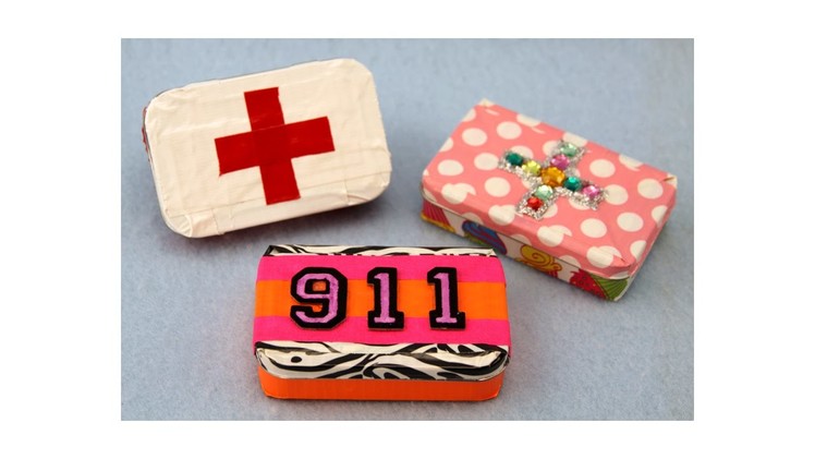 Duct Tape and Altoid Tin First Aid Kit|sophie-world.com