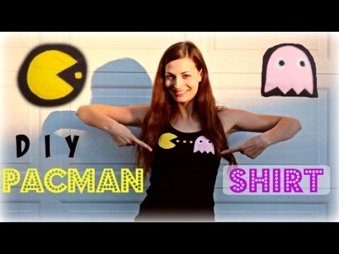 Easy DIY pacman shirt || TUTORIAL
