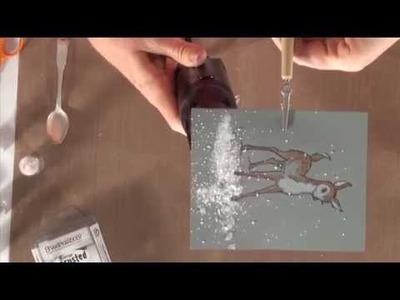 How to Create Snow for Paper Crafts
