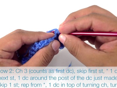 How to Crochet the Side Bar Stitch