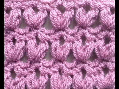 How to Crochet the V Puff Stitch by ThePatterfamily