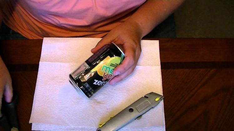 How to Cut an Aluminum Can