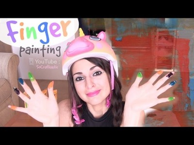 How to Finger Paint with SoCraftastic