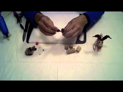 How to Make a Cork Reindeer Ornament