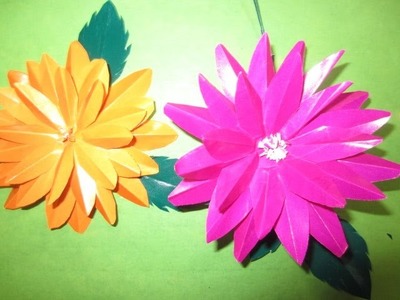 How To Make A Paper Flower Craft Art