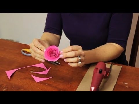 How to Make a Rosette With a Glue Gun : Fun & Simple Crafts