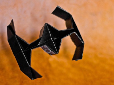 How to Make an Easy Origami Star Wars TIE Fighter - [[HD]]