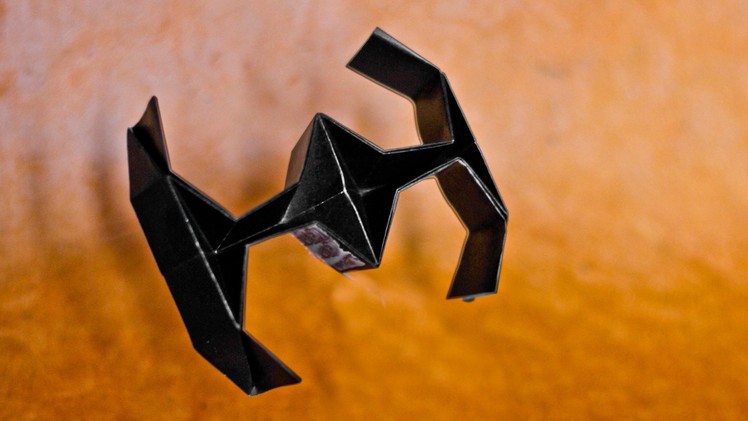 How to Make an Easy Origami Star Wars TIE Fighter - [[HD]]