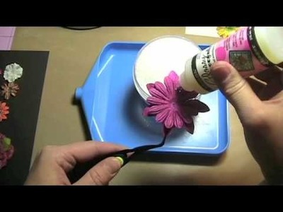 How to make Simple Sugared Flowers w. Diamond Dust