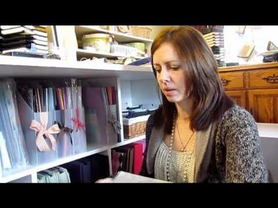 How to organize 12 x 12 Cardstock for Paper Crafting